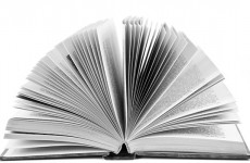Opened book