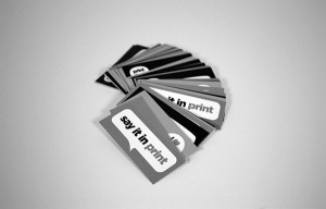 Say it in Print